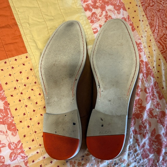 Aldo Brown Suede Lace-Up Shoes
